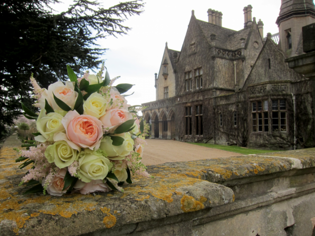 Peonies, Rose and Astilbe bouquet. Floral design by Cotswold Blooms, wedding florist based in Cheltenham.