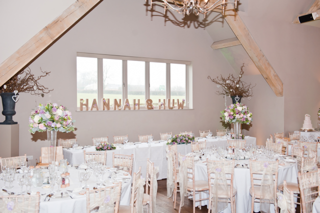 Hyde House dressed with vintage Roses and personal styling. Floral design by Cotswold Blooms, wedding florist based in Cheltenham.