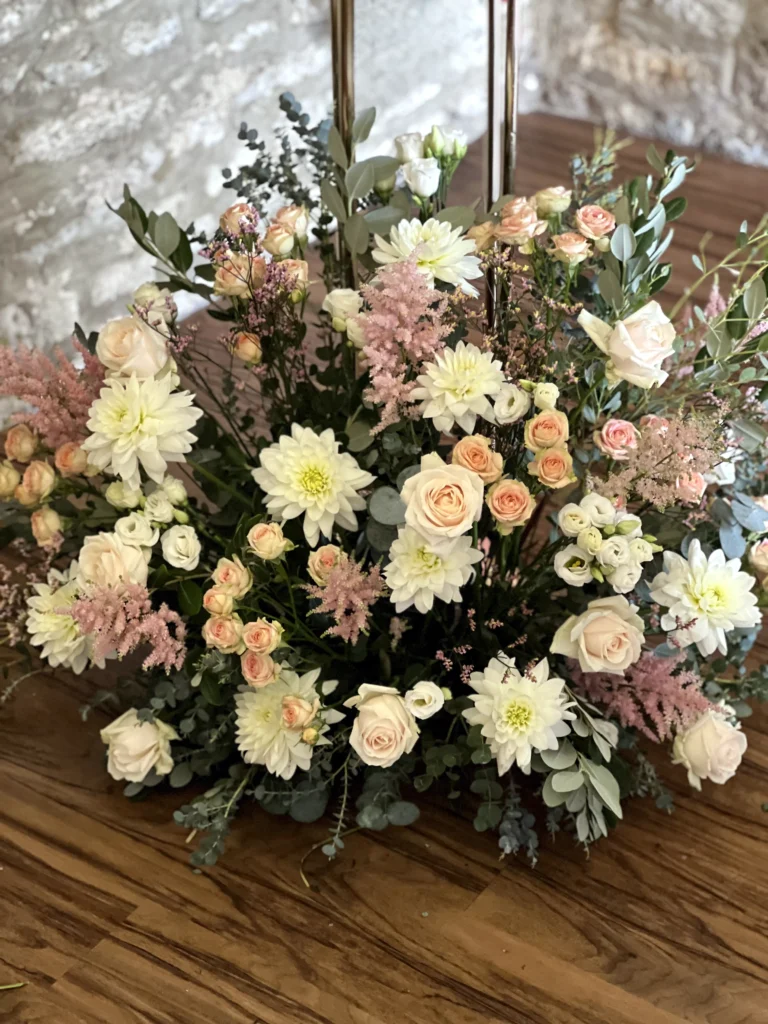 Natural meadow flower arrangement