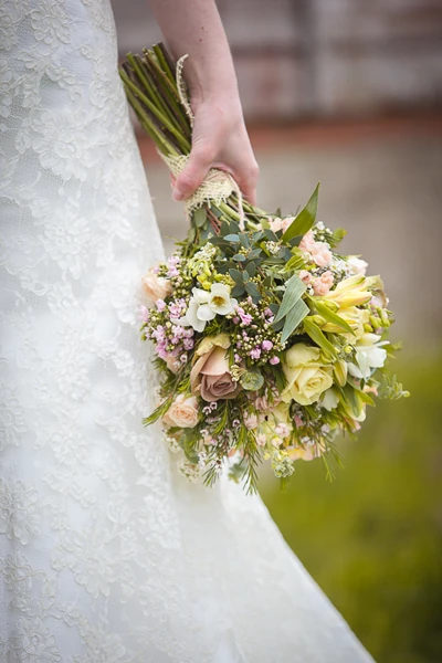 Flowers and foliage used to create this stunning textured bouquet