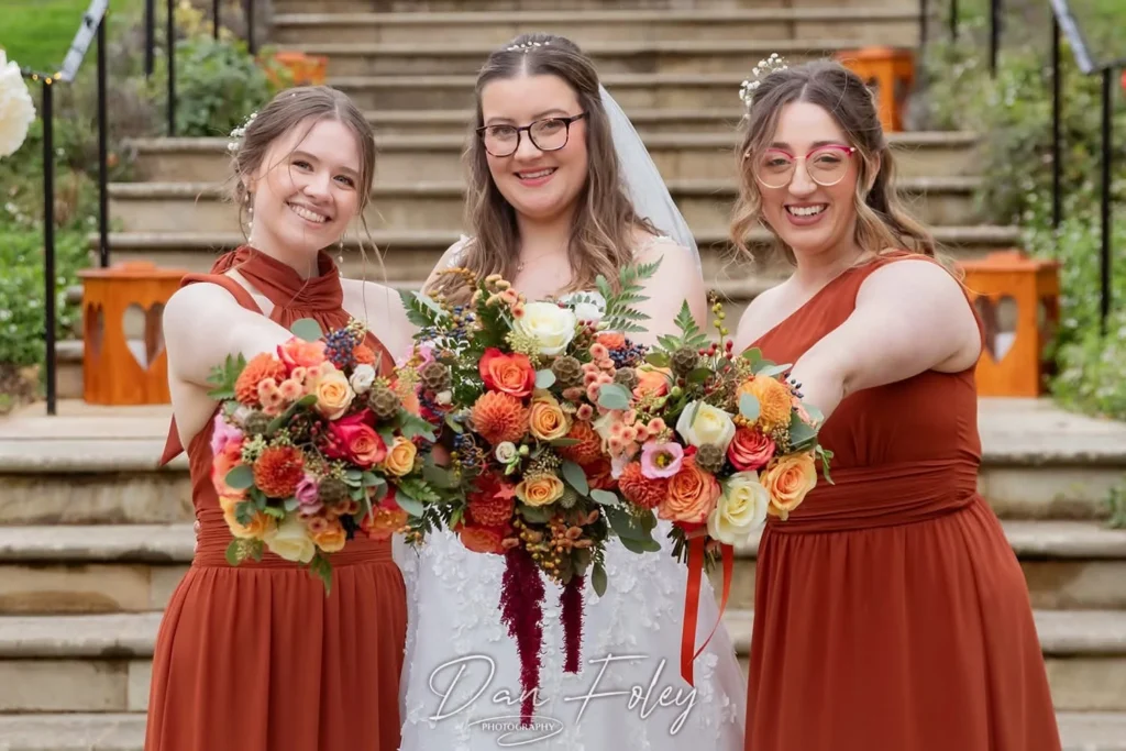 Bridal bouquet Barn at Upcote wedding Cheltenham florist