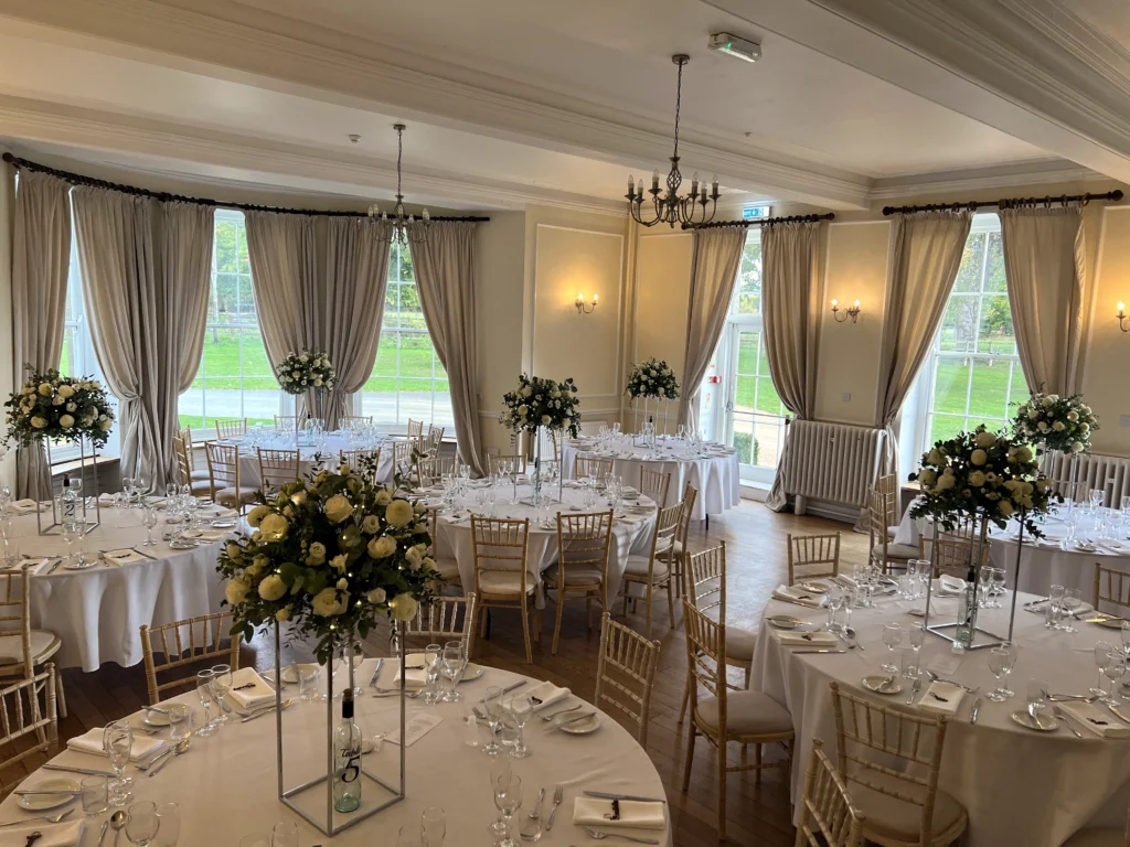 Cotswold Blooms wedding flowers at Eastington Park Stonehouse