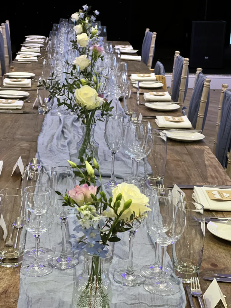 Luxury wedding flowers at Manor by the Lake, Cheltenham