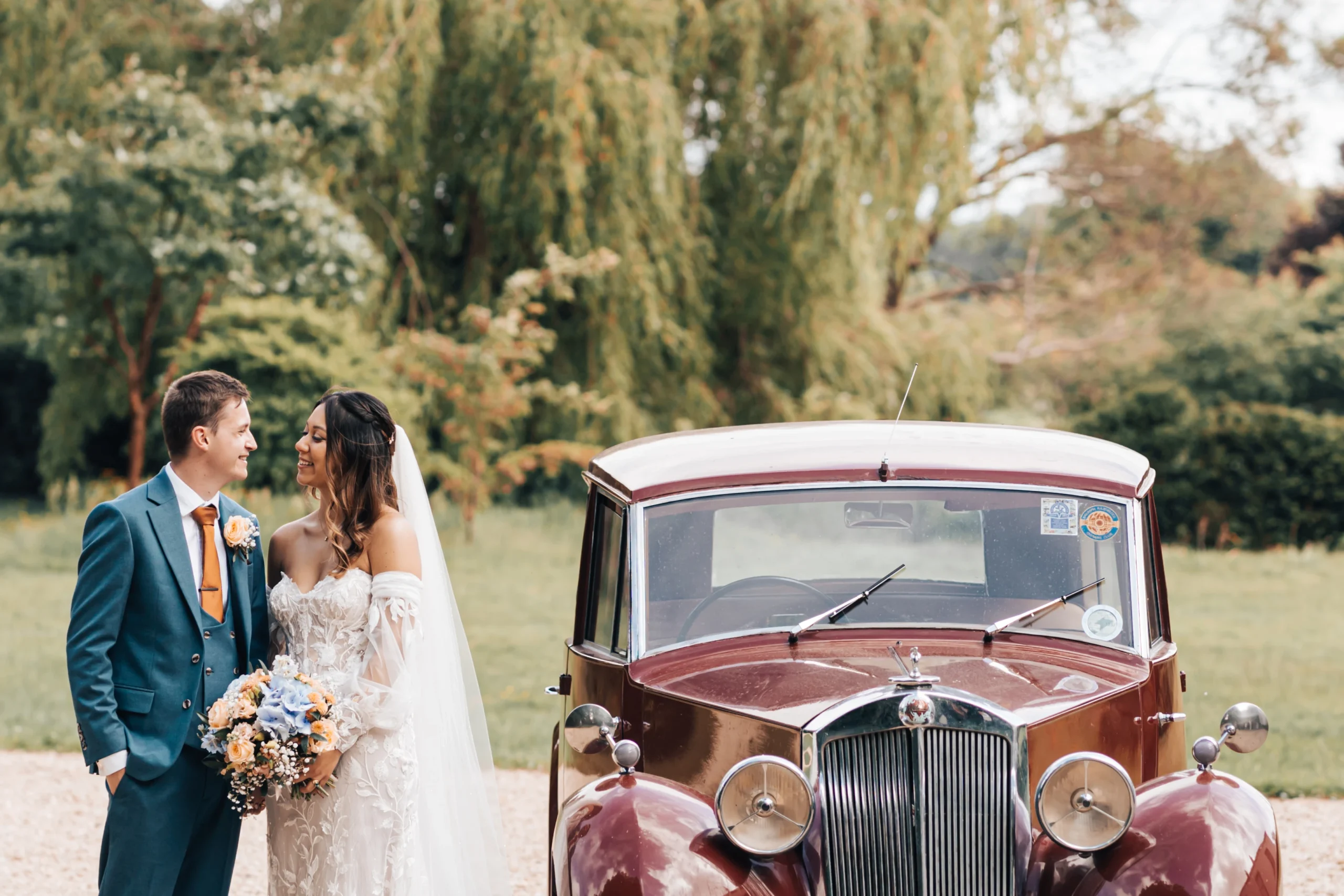 Luxury wedding flowers at The Matara Centre, Tetbury