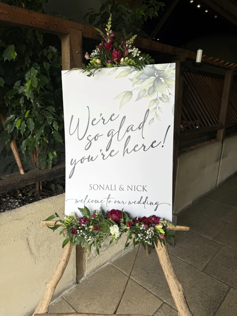 Stone Barn wedding venue flowers by Cotswold Blooms