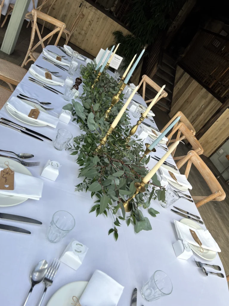 Stone Barn wedding venue flowers by Cotswold Blooms
