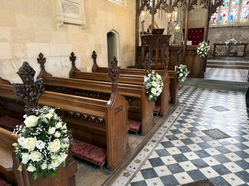 Luxury wedding florist Sudeley Castle Cotswolds
