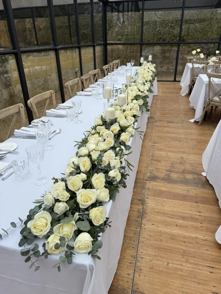 Bespoke wedding flowers Sudeley Castle by Laura McLellan