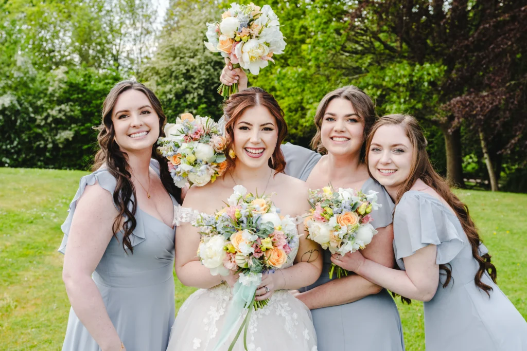 Selection of bouquets by Cotswold Blooms